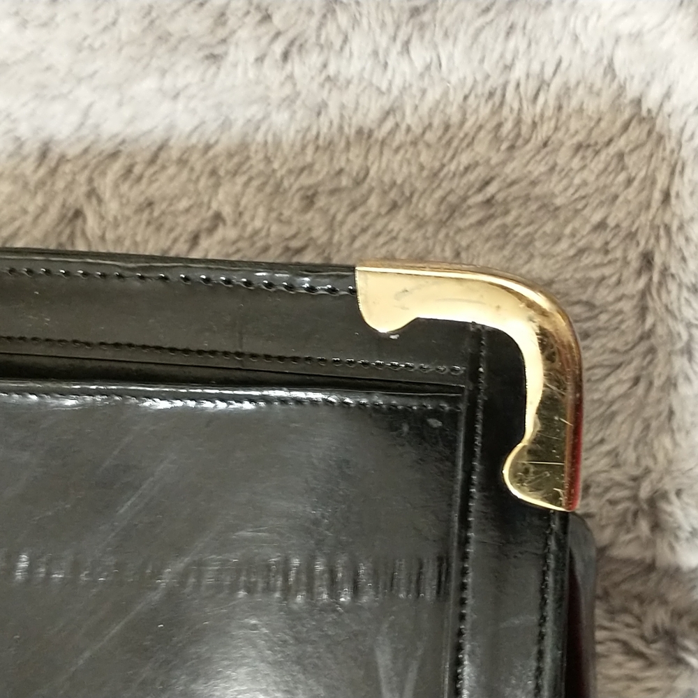 Eel briefcase laptop bag and black gently used - Picture 4 of 10
